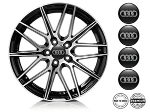 Audi Calcomanía de Rueda Estilo Pegatinas Resina Premium